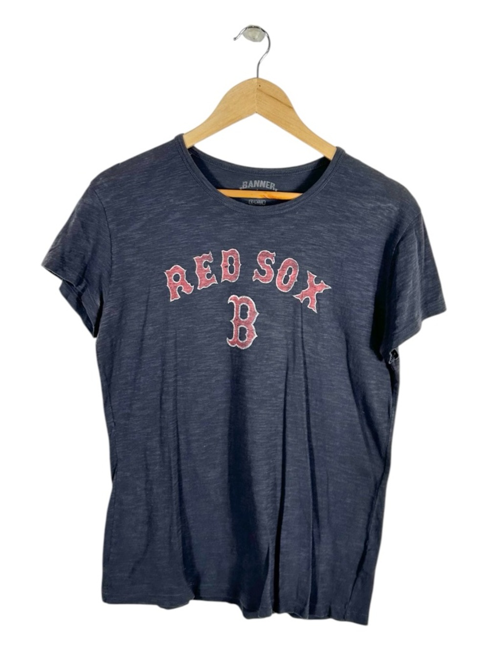 Boston Red Sox Banner ‘47 Blue Short Sleeve T-Shirt‎ Size XL